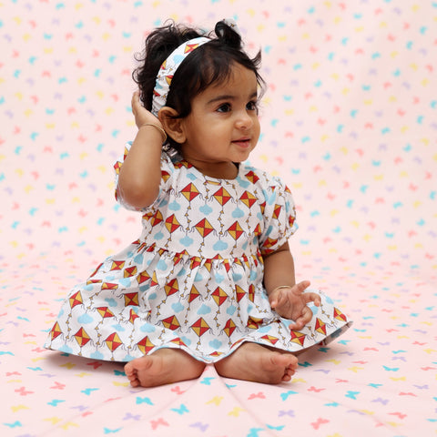 BABY BREEZE KITES FROCK