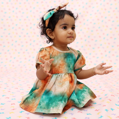 TRICOLOR JOY FROCK