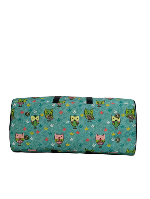 MIDNIGHT OWL PRINT DUFFLE BAG