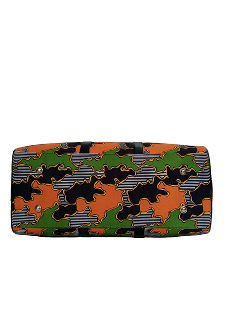 CAMOFLAGE PRINT DUFFLE BAG