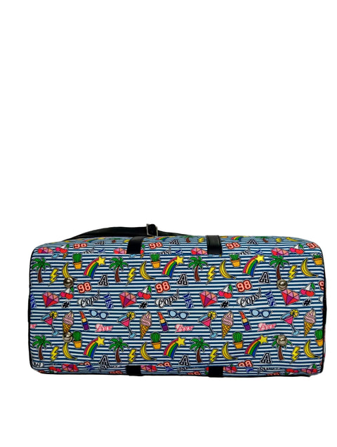 RETRO MIX  PRINT DUFFLE BAG