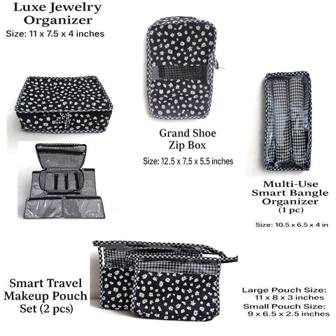 MIDNIGHT DAISY PRINT Bridal Essential Pack