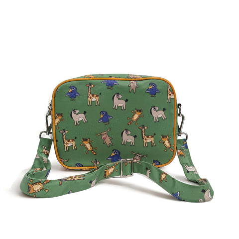 FOREST FRIENDS PRINT TRAVEL BAG