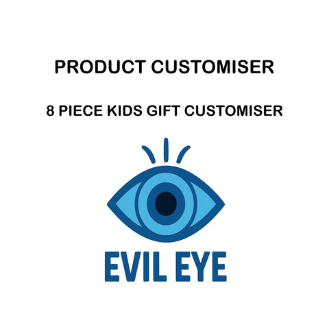 EVIL EYE PRINT 8 PIECE KIDS GIFT CUSTOMISER