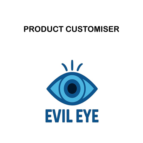 EVIL EYE PRINT NECKLACE ORGANIZER CUSTOMISER