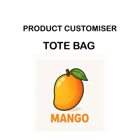 MANGO PRINT TOTE BAG CUSTOMISER