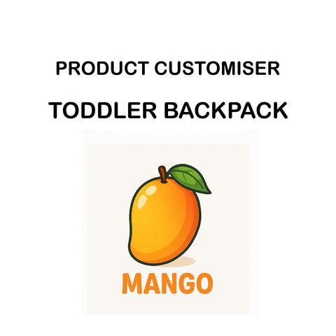 MANGO PRINT TODDLER BACKPACK CUSTOMISER