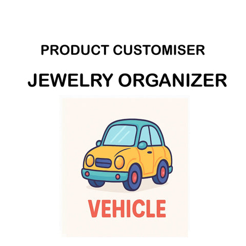 VEHICLE PRINT JEWELRY ORGANIZER CUSTOMISER
