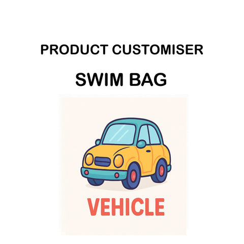 VEHICLE PRINT SWIMMING BAG CUSTOMISER