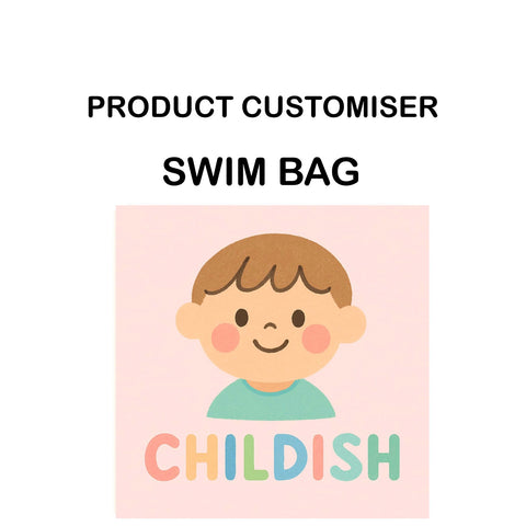 CHILDISH PRINT SWIMMING BAG CUSTOMISER