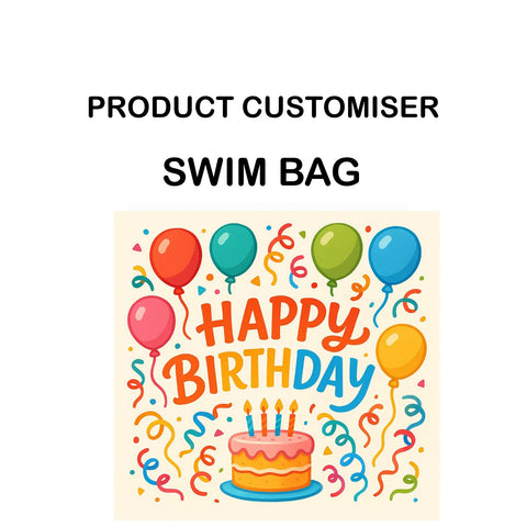 FESTIVE PRINT SWIMMING BAG CUSTOMISER