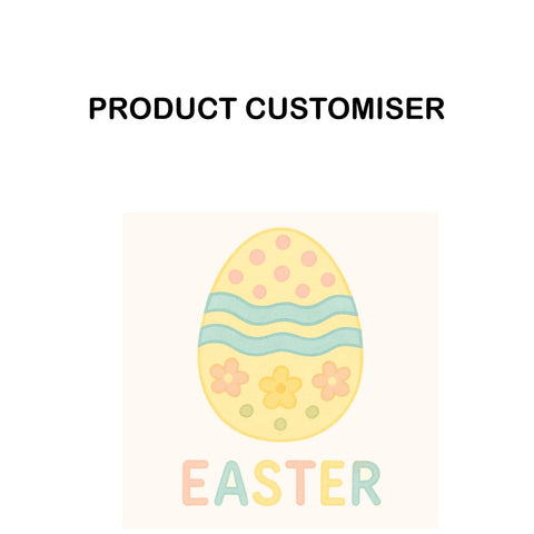 EASTER PRINT NECKLACE ORGANIZER CUSTOMISER