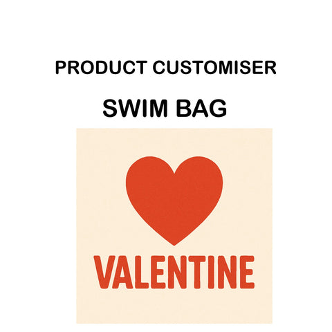 VALENTINE PRINT SWIMMING BAG CUSTOMISER
