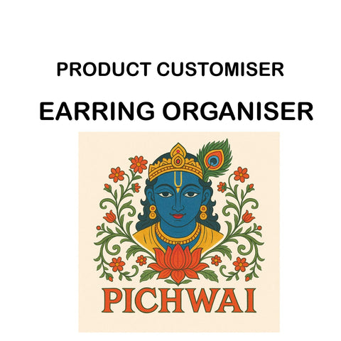 PICHWAI PRINT PRINT EARRING ORGANIZER CUSTOMISER
