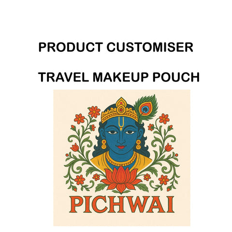 PICHWAI PRINT PRINT TRAVEL MAKEUP POUCH SET CUSTOMISER