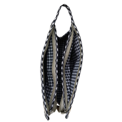 HONEYBEE DOODLE PRINT TRIOZIP TOILETRY BAG