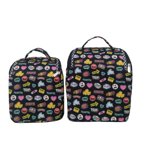 VIBE PATCH PRINT PRINT SMART TIFFIN BAG