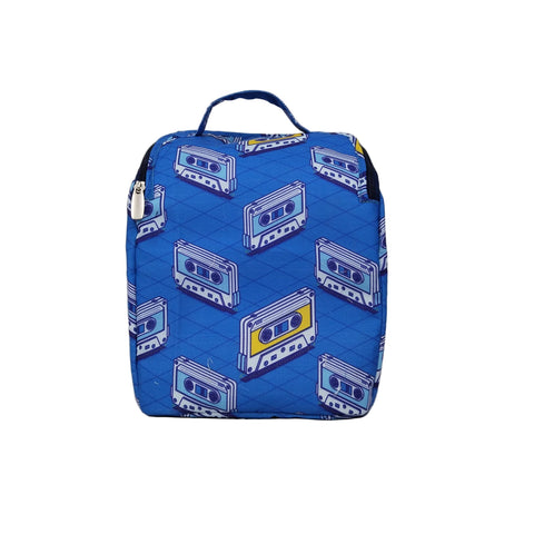 90S CASSETTE WAVE PRINT SMART TIFFIN BAG