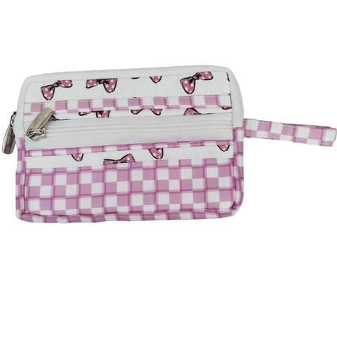 CLASSY BOW PRINT ESSENTIAL TRAVEL COMPACT ORGANIZER