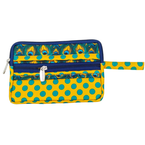 PEACOCK GLORY PRINT ESSENTIAL TRAVEL COMPACT ORGANIZER