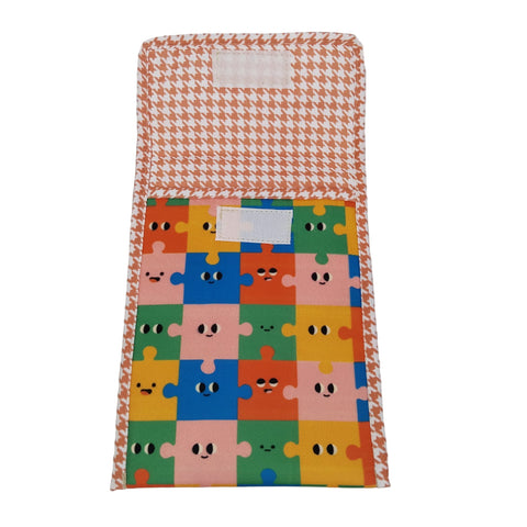 HAPPY PUZZLE PARTY PRINT TRAVEL DENTAL KIT