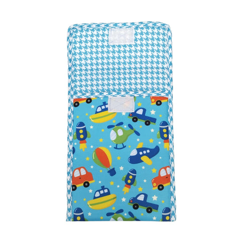 BLUE SKY TRAFFIC PRINT  TRAVEL DENTAL KIT