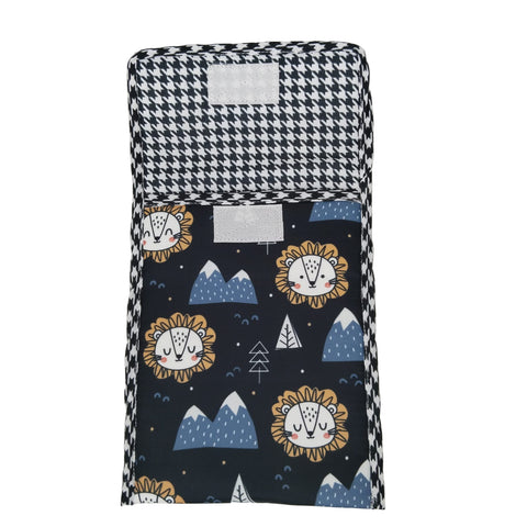 HAPPY LION MOUNTAINS PRINT TRAVEL DENTAL KIT