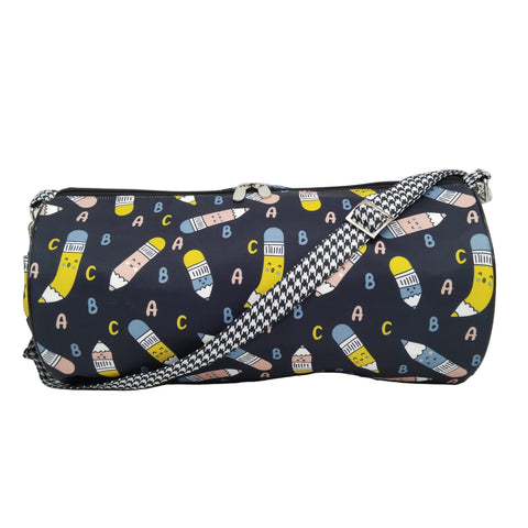 ABC DOODLE PRINT DUFFEL BAG