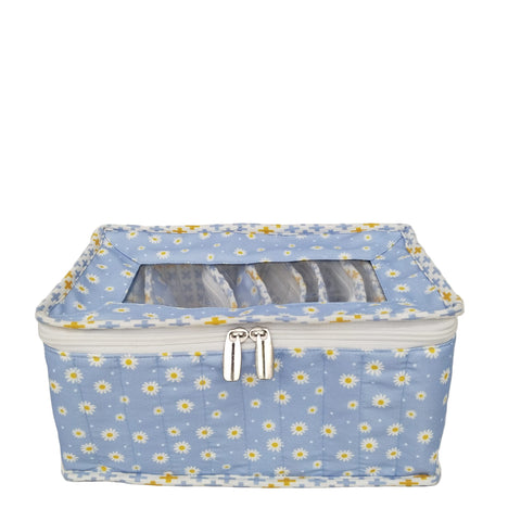 FLORAL PRINT LUXE 10-POUCH EARRING ORGANIZER CUSTOMISER