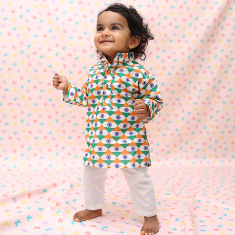 INDIAN FLAGS KURTA