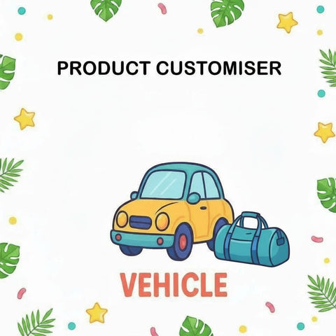 VEHICLE PRINT PRINT DUFFLE BAG CUSTOMISER