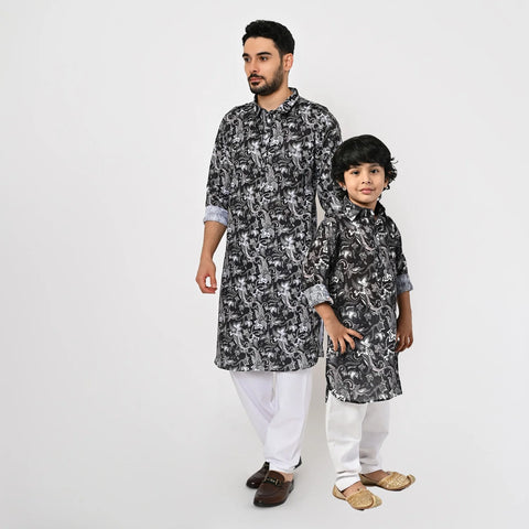 PAISELY PRINTED KIDS PATHANI