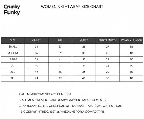 Purple Hearts Printed Night Suit