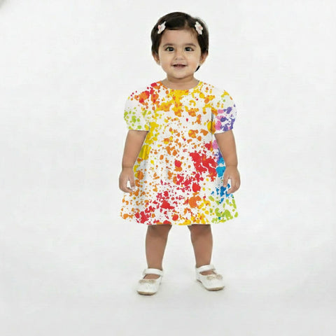 HOLI FROCK COLOUR HOLI SPLASH