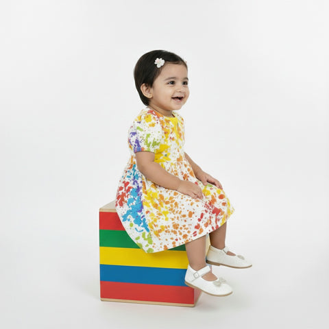 HOLI FROCK COLOUR HOLI SPLASH