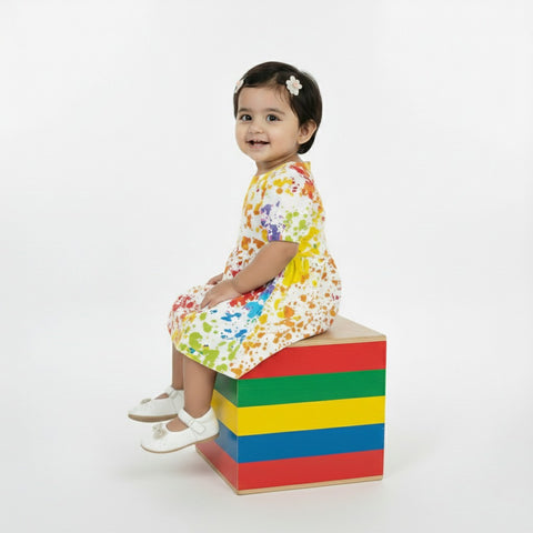 HOLI FROCK COLOUR HOLI SPLASH