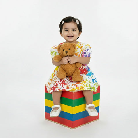 HOLI FROCK COLOUR HOLI SPLASH