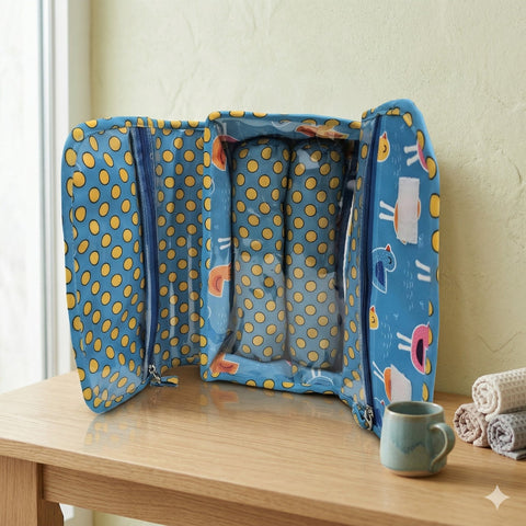 PLAYFUL BIRDS PRINT Big Bangle Organizer