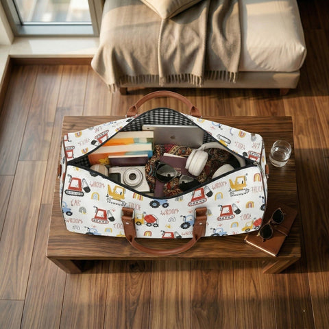 RIDE & ROLL PRINT DUFFLE BAG