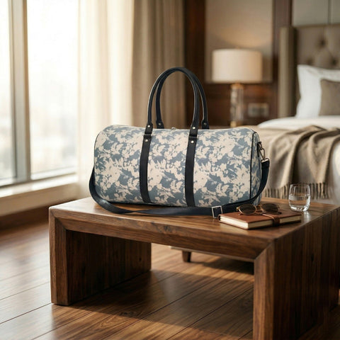 CLOUD BLOOM PRINT DUFFLE BAG