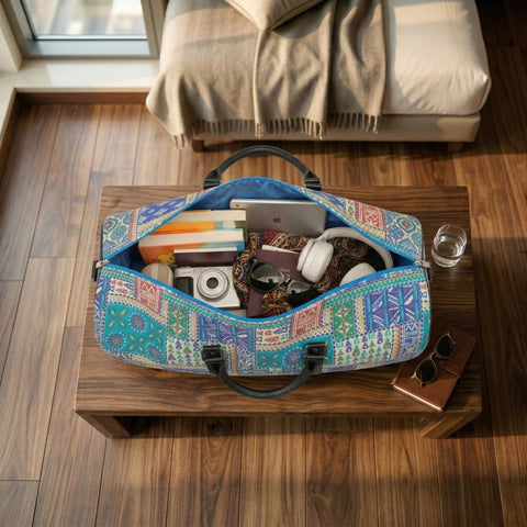AZTEC RADIANCE PRINT DUFFLE BAG