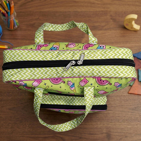 TROPICAL BLISS PRINT JUMBO BACKPACK