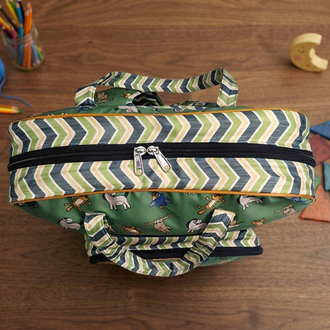 FOREST FRIENDS PRINT JUMBO BACKPACK