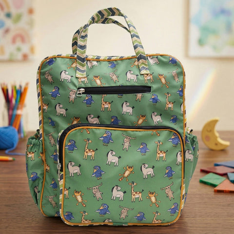 FOREST FRIENDS PRINT JUMBO BACKPACK