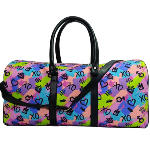 XOXO PRINT DUFFLE BAG