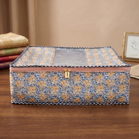 RETRO FLORAL CHARM PRINT GRAND SAREE ORGANIZER
