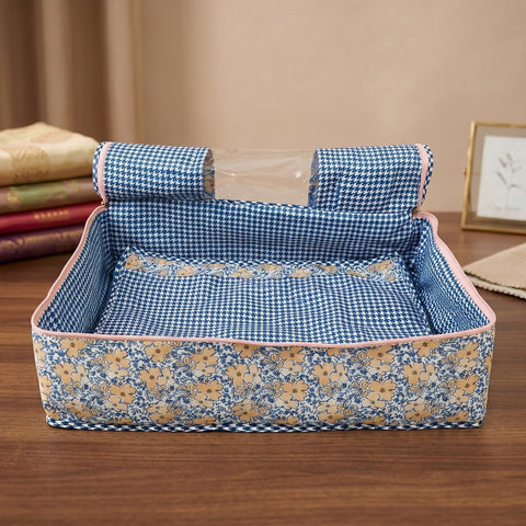 RETRO FLORAL CHARM PRINT GRAND SAREE ORGANIZER