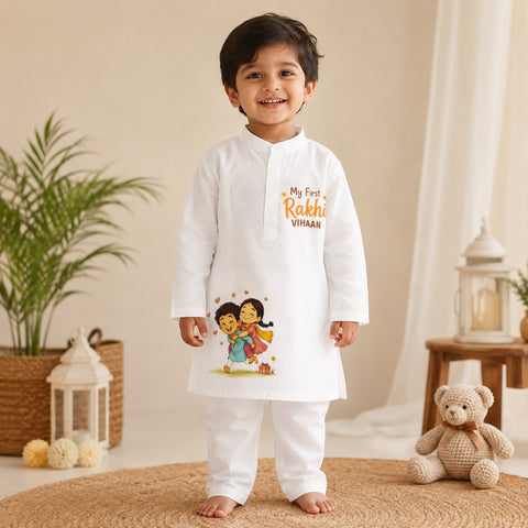 My First Raksha Bandhan Customized Kurta