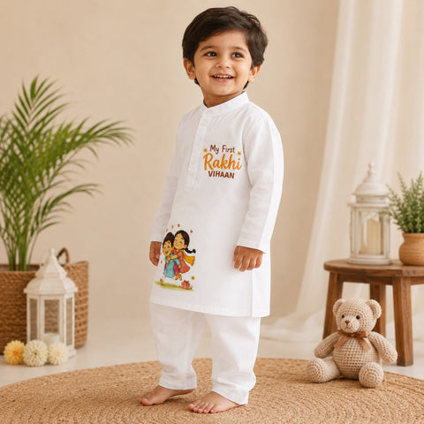 My First Raksha Bandhan Customized Kurta