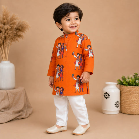 Personalized Rakhi Moments Kurta